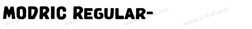 MODRIC Regular字体转换 MODRIC Regular字体转换